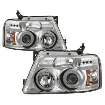 Ford F150 04-08 Strålkastare Projektor - Version 2 - LED Halo Krom Spyder Auto